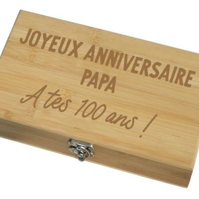 Coffret sommelier 5 accessoires papa 100 ans