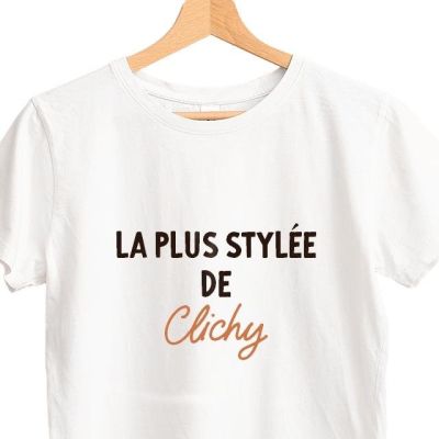T-shirt femme personnalisé Clichy