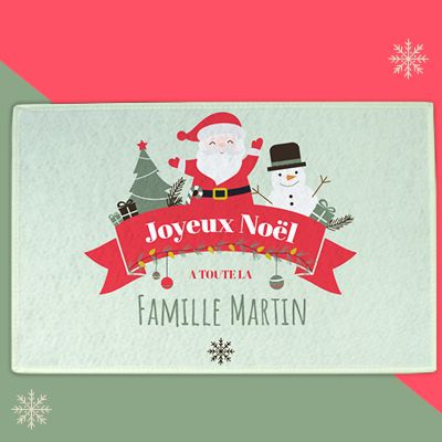 Paillasson personnalisé - Joyeux Noël
