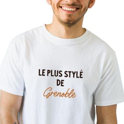 T-shirt homme personnalisé Grenoble
