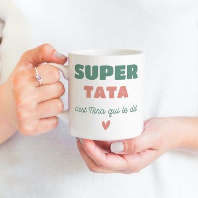 Mug personnalisé - Super Tata