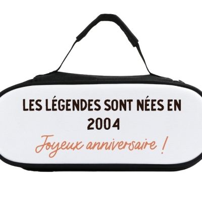 sacoche de pétanque message générique homme né en 2004