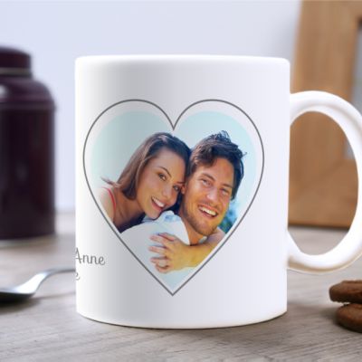Mug personnalisé - Coeur Photo