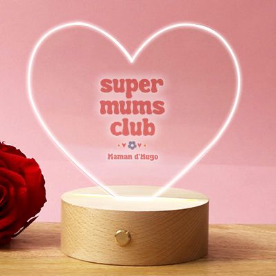 Lampe 3D personnalisée - Cool Mums Club