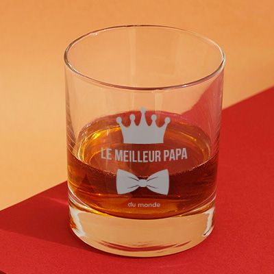 Verre à whisky personnalisé - Papa Royal