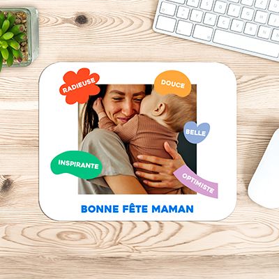 Tapis de souris personnalisé - Eclats de Couleurs