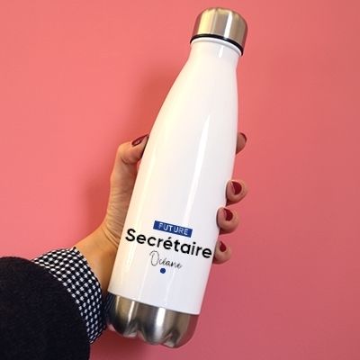 Gourde personnalisable - Future secrétaire