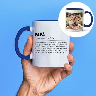 Mug personnalisé photo - Définition Papa