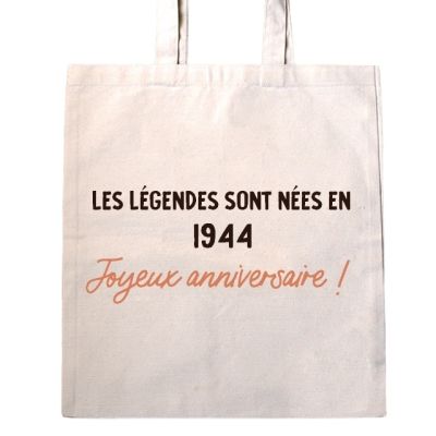 tote bag message générique homme né en 1944