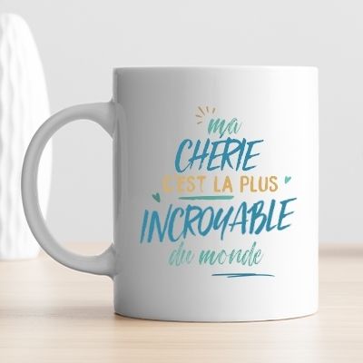 Mug personnalisé : Chérie la plus...