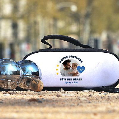 Sacoche de pétanque personnalisée - Première Fête des Pères