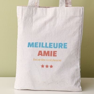 Tote bag personnalisable - Meilleure Amie