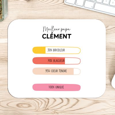 Tapis de souris personnalisé - 100% unique