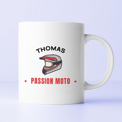Mug personnalisé - Passion Moto