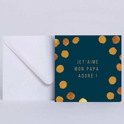 Carte de voeux Fête des pères