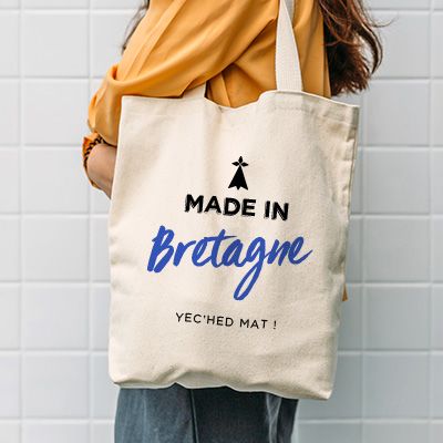 Tote bag personnalisable - Made In Bretagne