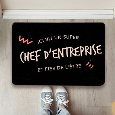 Paillasson personnalisé - Chef d'entreprise