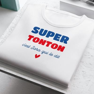 Tee-shirt cadeau anniversaire papa tonton