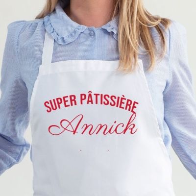 Tablier de cuisine personnalisé pour une Annick