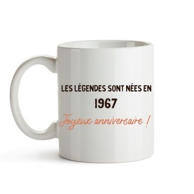 Mug message générique année 1967