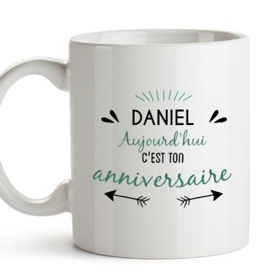 Mug personnalisé pour un Daniel