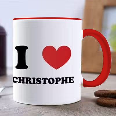 Mug personnalisé - I Love