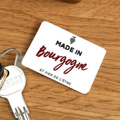 Porte-clés personnalisable - Made In Bourgogne