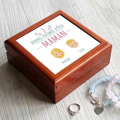 Boîte à Bijoux les Bonnes Raisons d'être Maman Family Circus