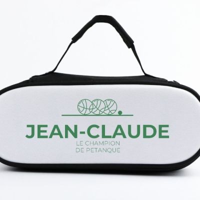 Sacoche de pétanque personnalisée pour un Jean-Claude