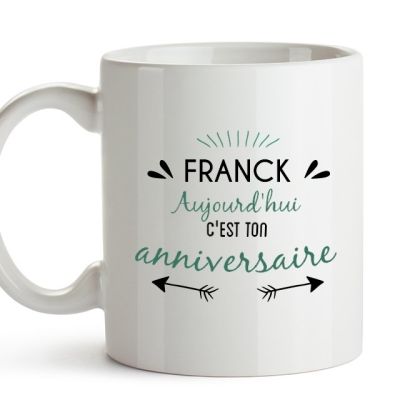 Mug personnalisé pour un Franck