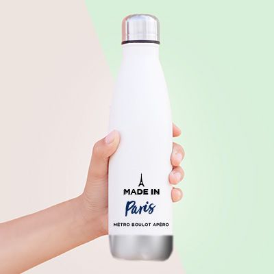 Gourde isotherme personnalisable - Made In Paris