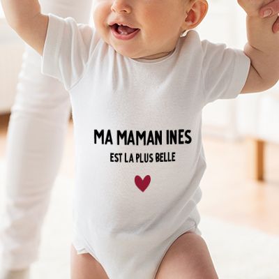 Body bébé personnalisé - Message