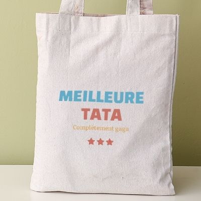 Tote bag personnalisable - Meilleure Tata