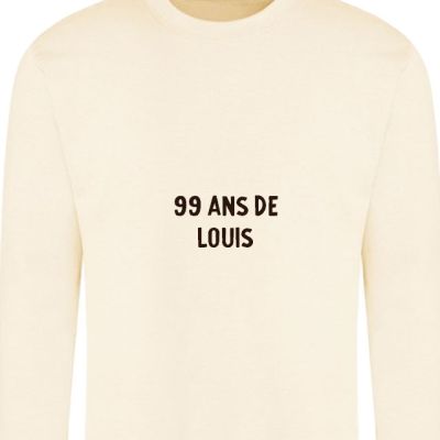 Sweat personnalisable homme 99 ans
