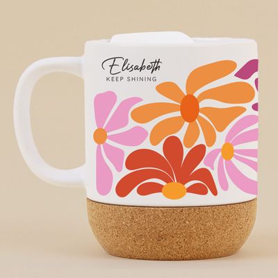 Mug en liège personnalisé - Botanique