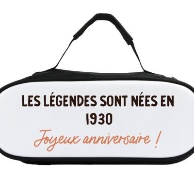Sacoche de pétanque message générique année 1930