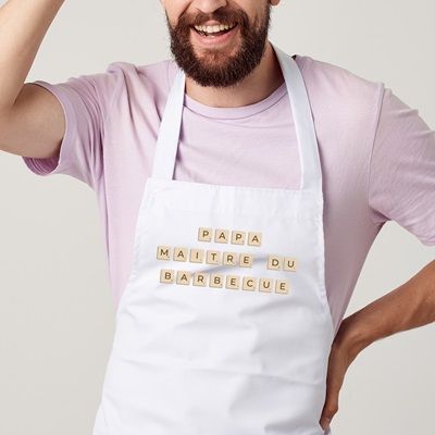 Tablier personnalisé - Scrabble