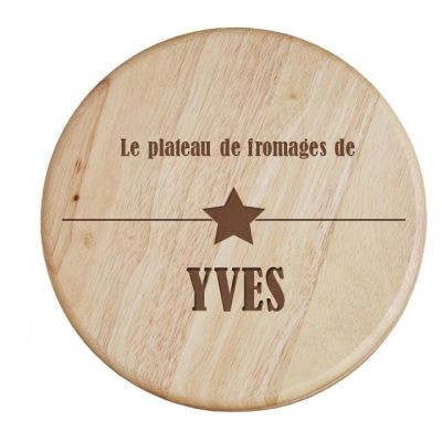 Set à fromage personnalisé pour un Yves