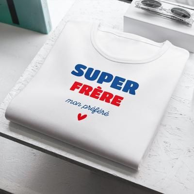 Tee shirt personnalisé homme - Super Frère