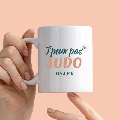 Mug personnalisé - J'peux pas j'ai judo
