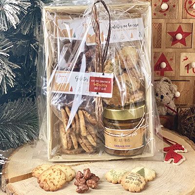 Grand coffret gourmand sucré Personnalisable - Noël