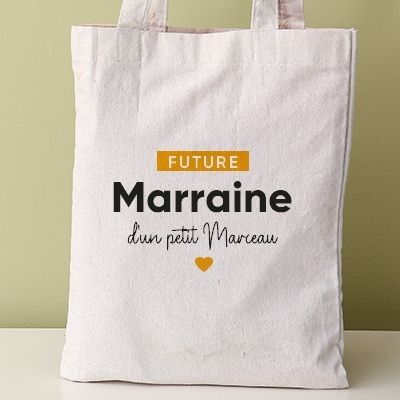 Tote bag personnalisable - Future marraine