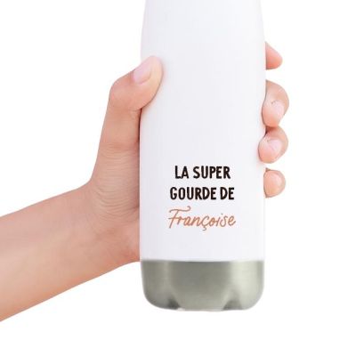 Gourde isotherme personnalisée pour une Françoise