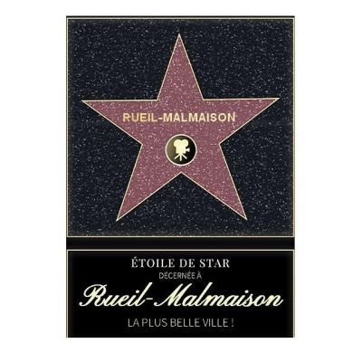 Affiche etoile de star personnalisé Rueil-Malmaison