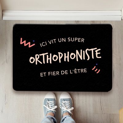 Paillasson personnalisé - Orthophoniste