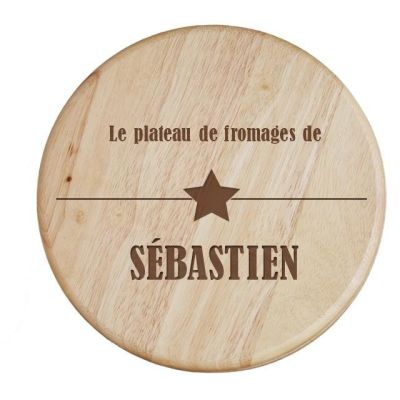 Set à fromage personnalisé pour un Sébastien
