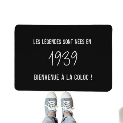 paillasson message homme né en 1939