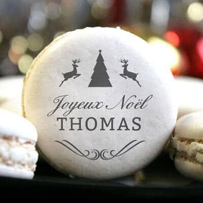 Macarons Table de Noël