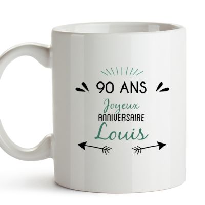 Mug personnalisable homme 90 ans