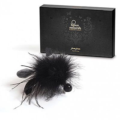 Plumeau noir sexy